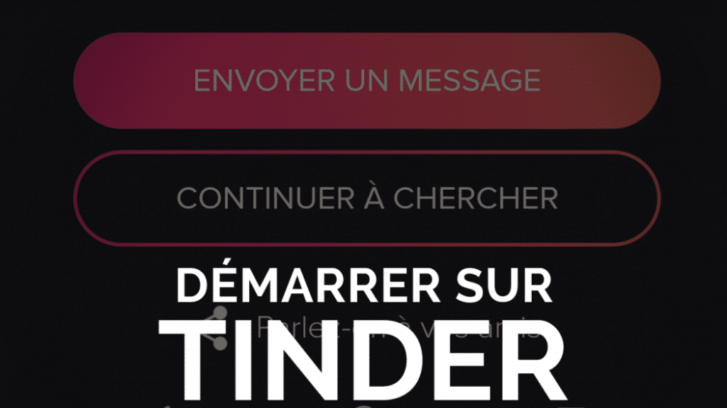 la conversation Tinder