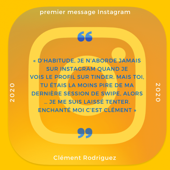 comment remonter au premier message instagram