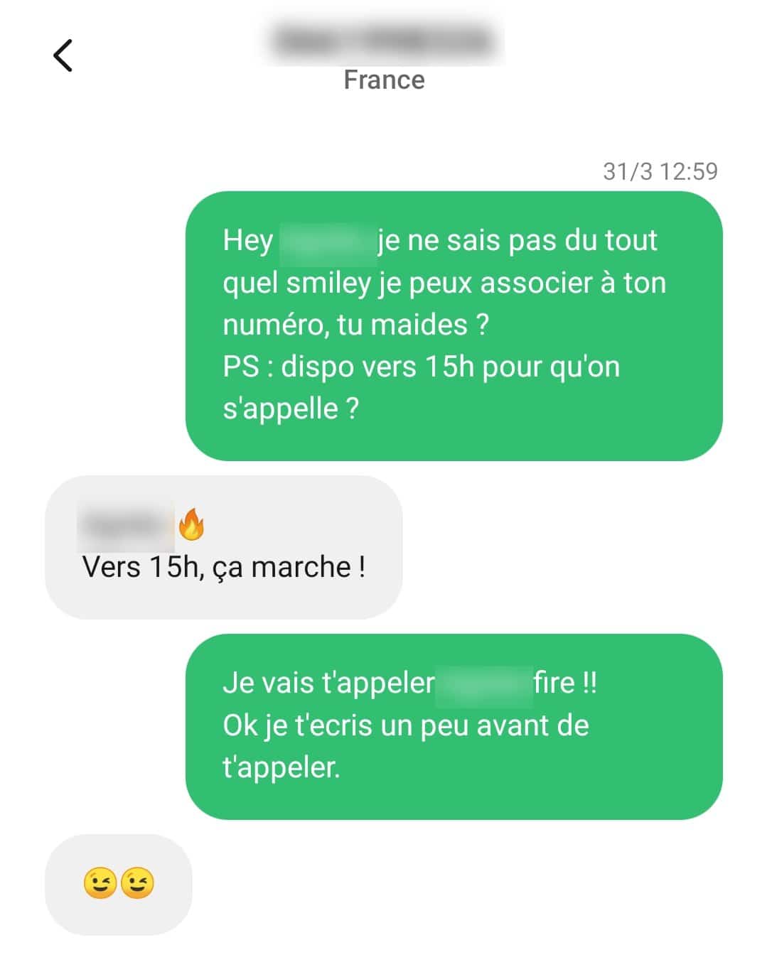 je vais rencontrer une fille